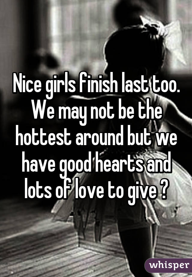 Why do good girls finish last